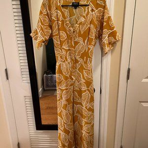 Summery Yellow Jumpsuit